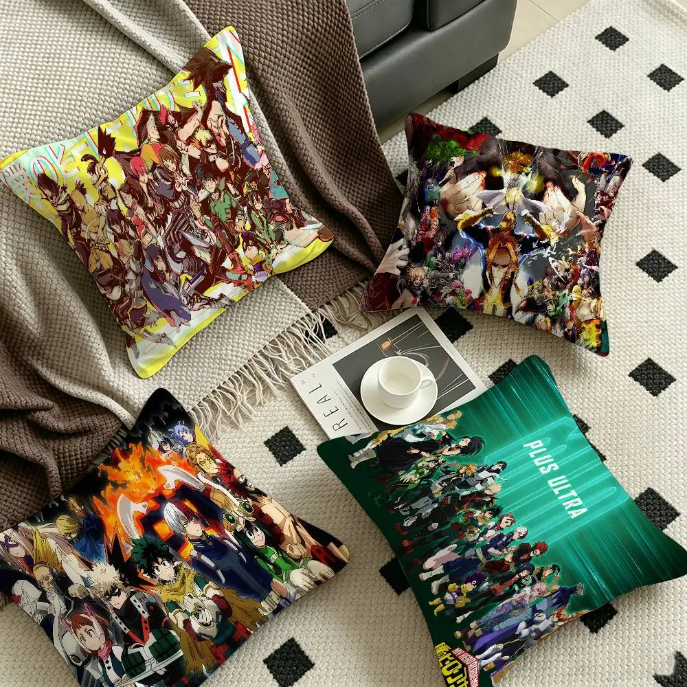 anime M-My Hero A-Academia Lucky Dragon pillow cover sofa cushion cover home room decoration children gift