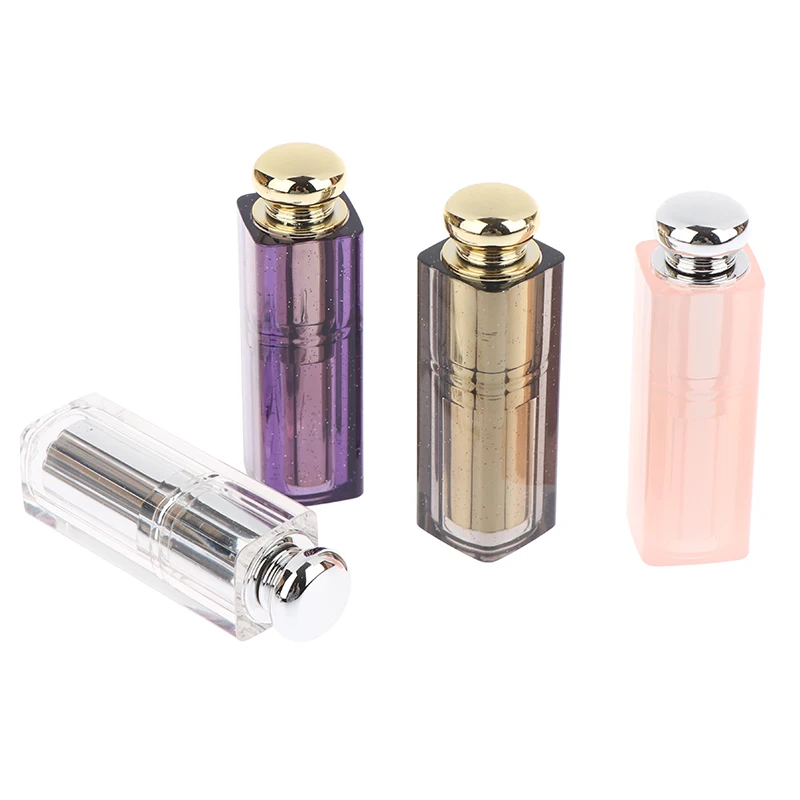 Tube de rouge à lèvres rechargeable avec bouchon, récipient en plastique pour baume à lèvres, conteneurs de pommade cosmétique, bouteille de voyage d'échantillon, 14g