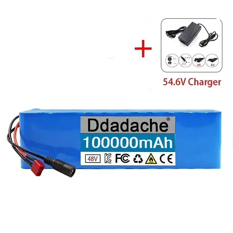 New 48V 100Ah 20000W 13S3P DC/T Lithium ion Battery Pack 100Ah For 54.6v E-bike Electric bicycle Scooter with BMS