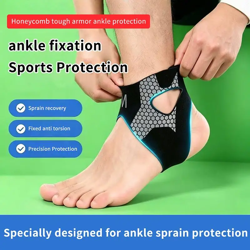 Ankle Sleeve Breathable Sports Sleeve Foot Brace Ankle Support Strap For Exercise Fitness Walking Running Hiking Cycling Skating