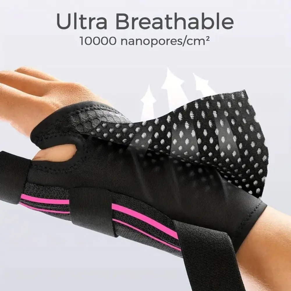 Soporte ergonómico de muñeca con férula pulgar envolvente transpirable - imagen 4
