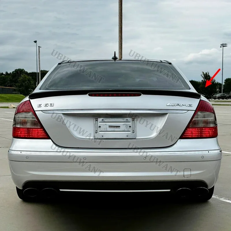Für Mercedes-Benz E-Klasse W211 2003-2009 E320 ABS Heckspoiler Kofferraumflügel Abdeckung Autozubehör – Detail 3