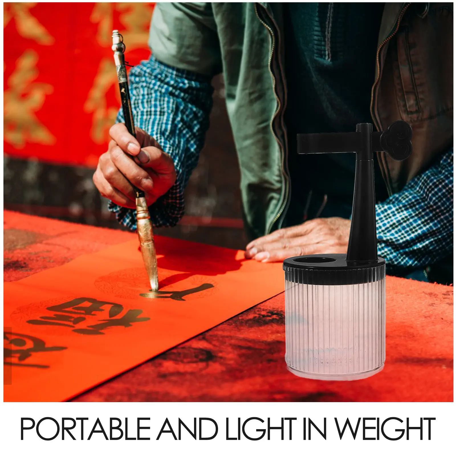 1Pcs Brush Pen Holder High-Quality Plastic Calligraphy Ink Brush Stand Desktop Decor Office Supply Multi-Purpose Pen Rack