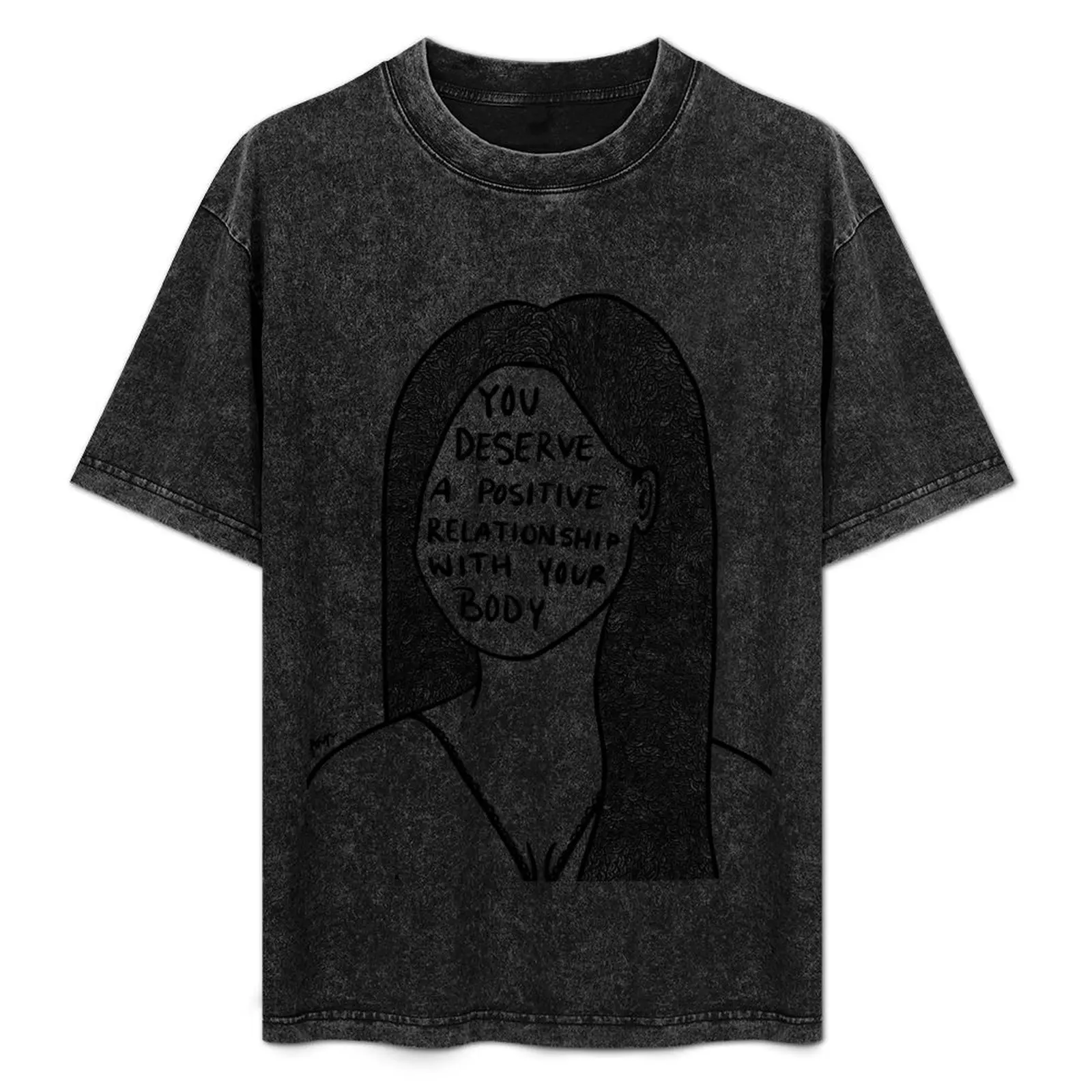

Positive Relationship T-Shirt Plus Size Basic Short Sleeve Top