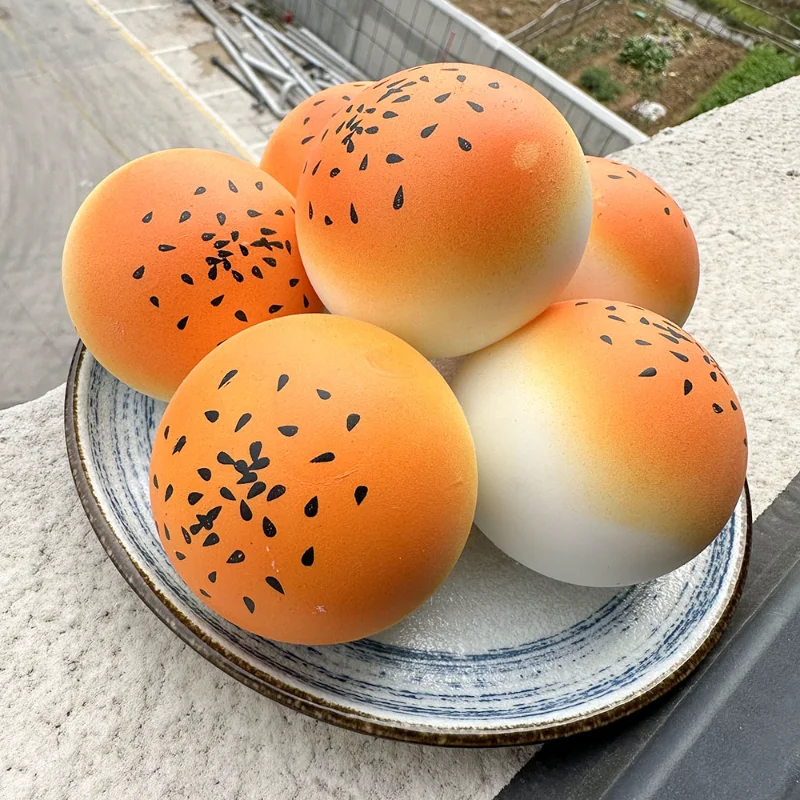 Squeezable Pinching Slow Rebound Soft Bread Handmade Stress Relief Toy for Adults Desktop Ornaments Cute Kids Gift Toy