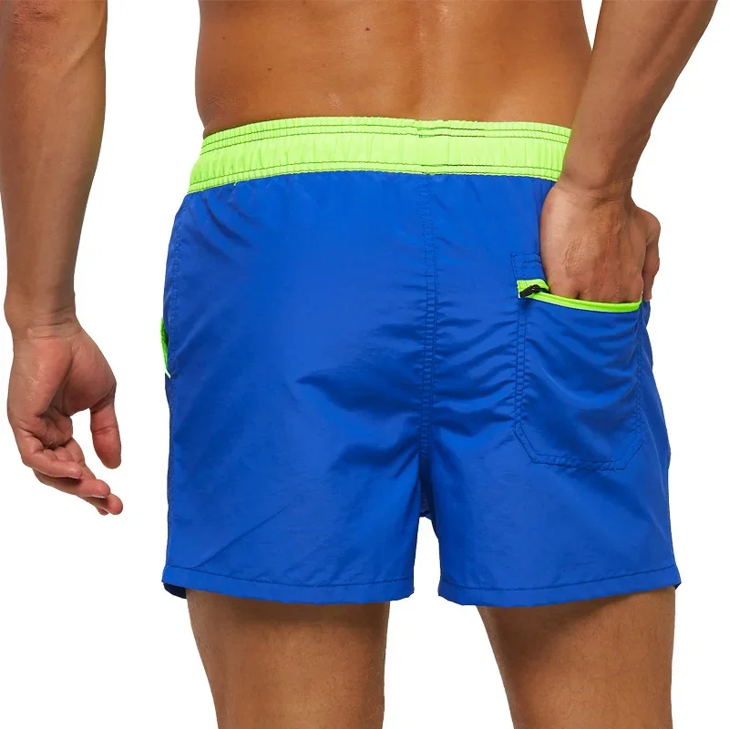 Maillots de bain en maille pour hommes, shorts de bain pour hommes, maillots de bain pour hommes, maillots de bain de surf, pantalons de sport de plage, vêtements de planche, été, nouveau