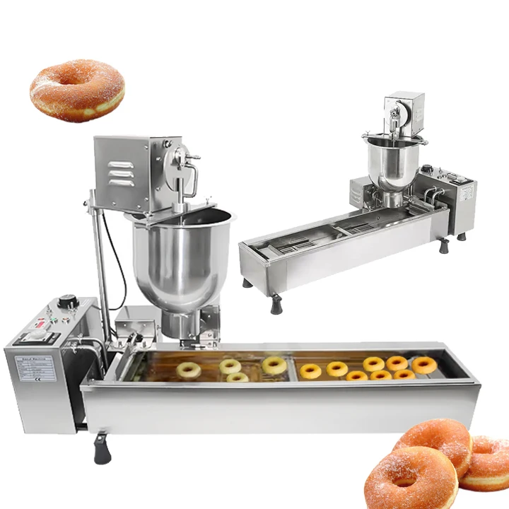 Automatic Waterproof Making Stainless Steel Doughnut Electric Donut  Machine Making Donut Machine Equipment