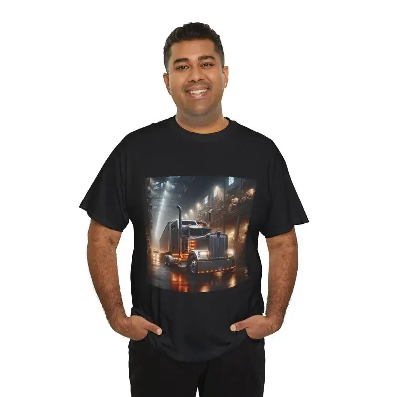Best Luxury Semi Truck T Shirt Artist Concept Painting Big Rig 2035 18 Wheeler