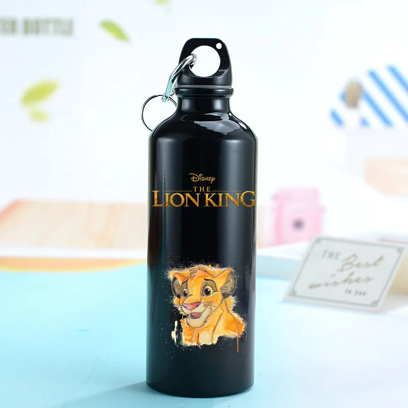 

cute disney lion king Aluminum Water Bottle Cartoon Water Bottles Outdoor Exercise Bike Sports Drinking Kettle Cycling Equipment