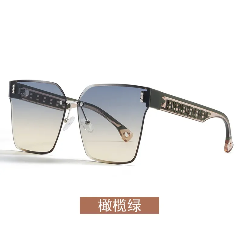 2023 New Square Plorized Sunglasses Women Brand Simple Letter Cool Sun Glasses Vintage Eyewear Men UV400 Girls Oculos De Sol