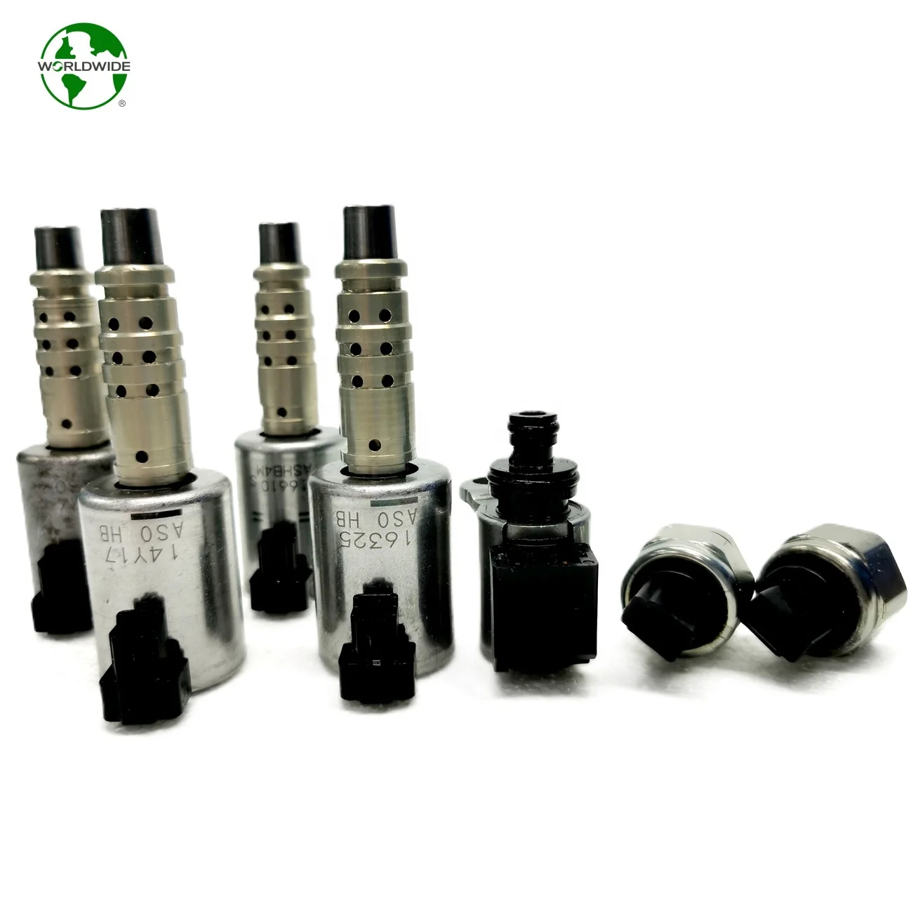 Wwt jf017e novo conjunto solennoid cvt8 conjunto completo solennoid (pressão * 4 tcc * 1 sensor * 2) peça de transmissão jf017e cvt8