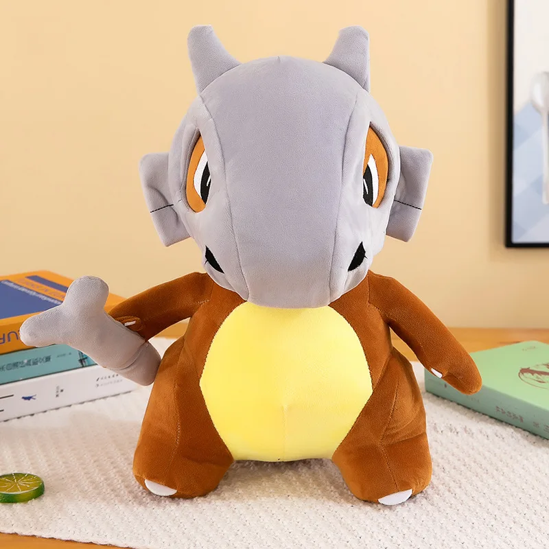 25/80cm Pokemon Cubone Plush Toys Kawaii Soft Anime Cartoon Doll And Not Stuffed Plushie Holster Semi-finished Toys for Kid Gift