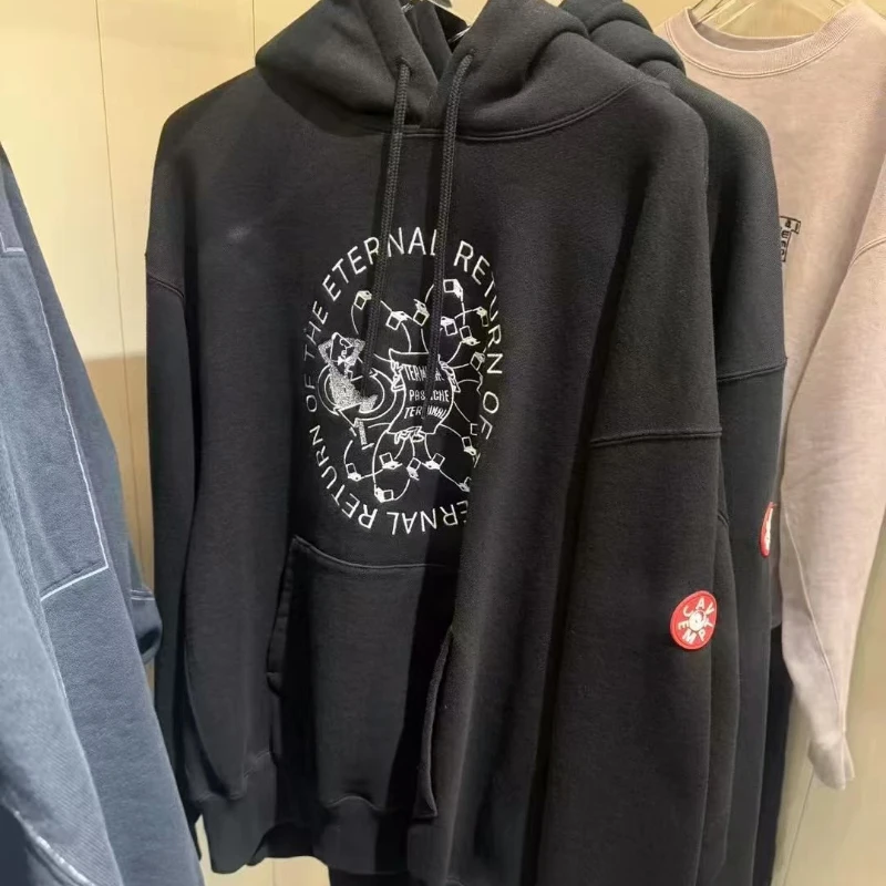 

CAVEMPT Sweatshirts High Quality Casual Men's Women's New Embroidered Loose Hoodies Streetwear