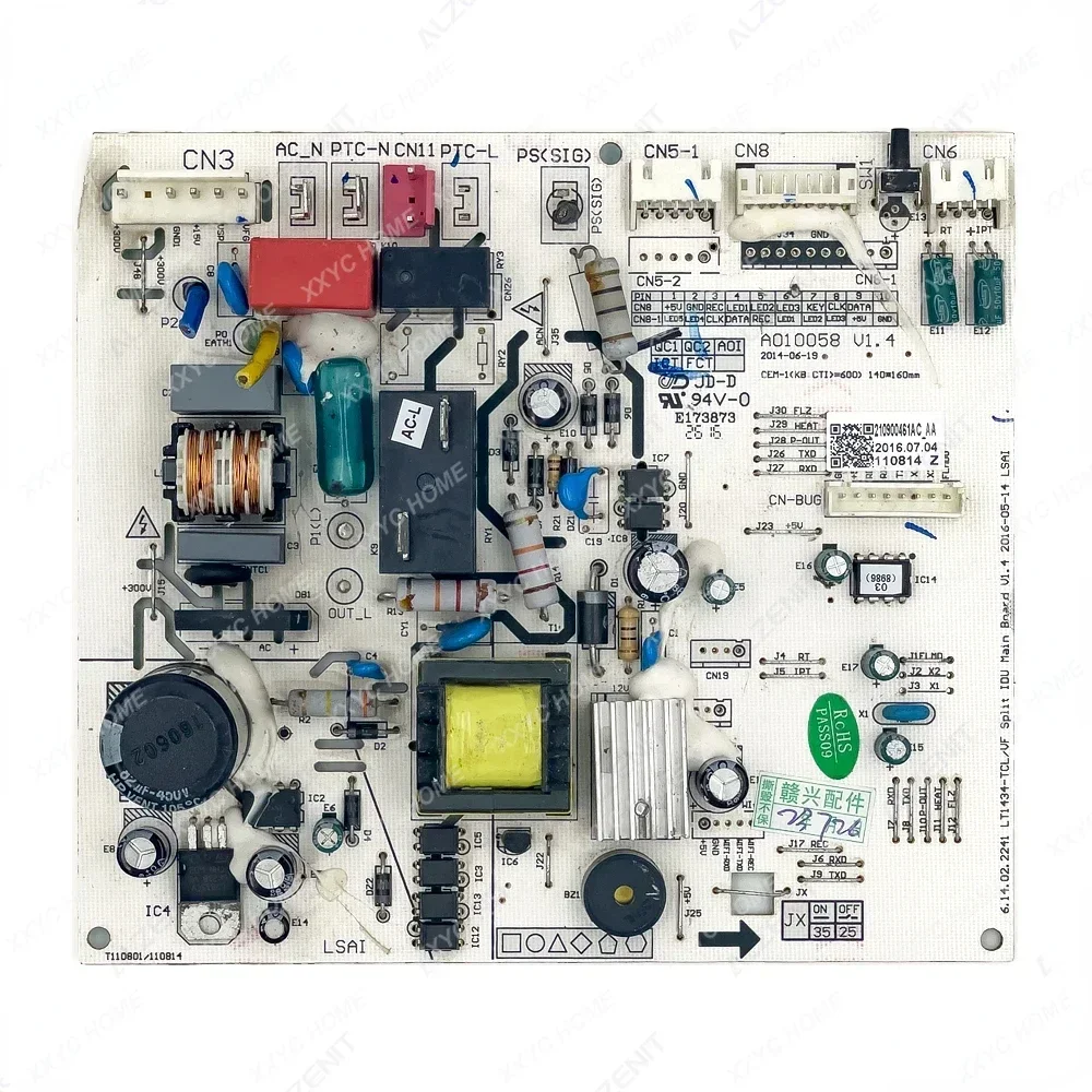 

Используется для платы управления инвертором кондиционера TCL T110801Z Circuit PCB LT1434-TCL/VF A010058, детали для кондиционирования