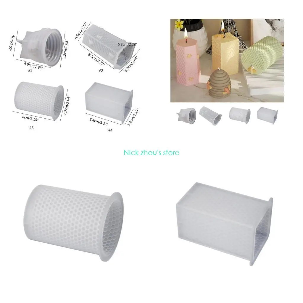 

E15E Mold Honeycomb Epoxy Resin Casting Mold for DIY-Home Decors