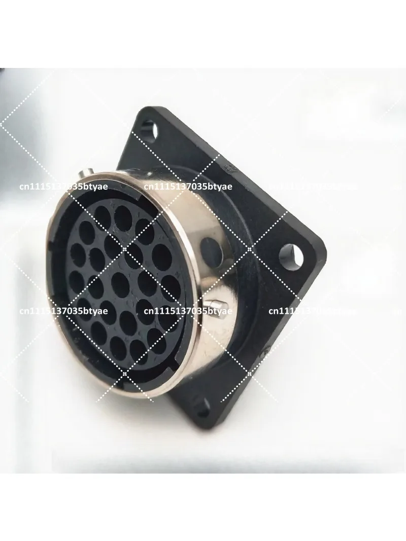 Circular Connector Receptacle 23 Pin Panel Mount Industrial Grade Sealed Female Socket
