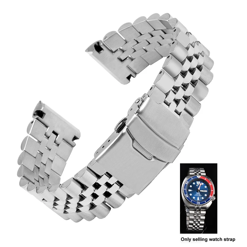 

Solid 22mm Stainless Watch Band For Seiko Abalone Series Turtles Prospex SRPA21 SRP777 SRPC25 SRP773 SRP775 SRP779 Bracelet
