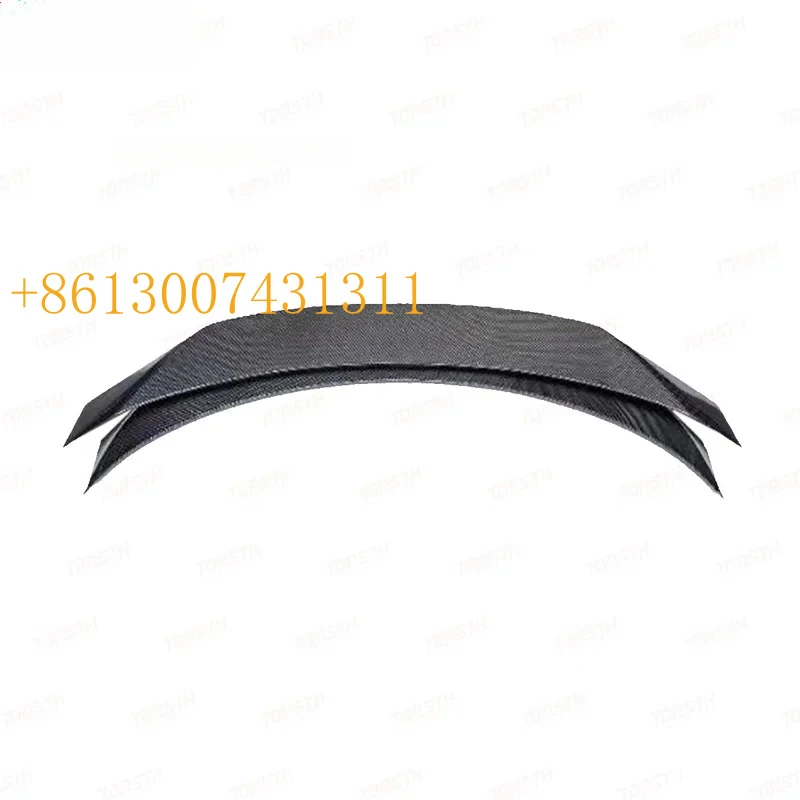 FactoryModel 3 Auto Accessory Single Spoiler Wing 2024+ Highland StormX Style Carbon Fiber Rear Spoiler