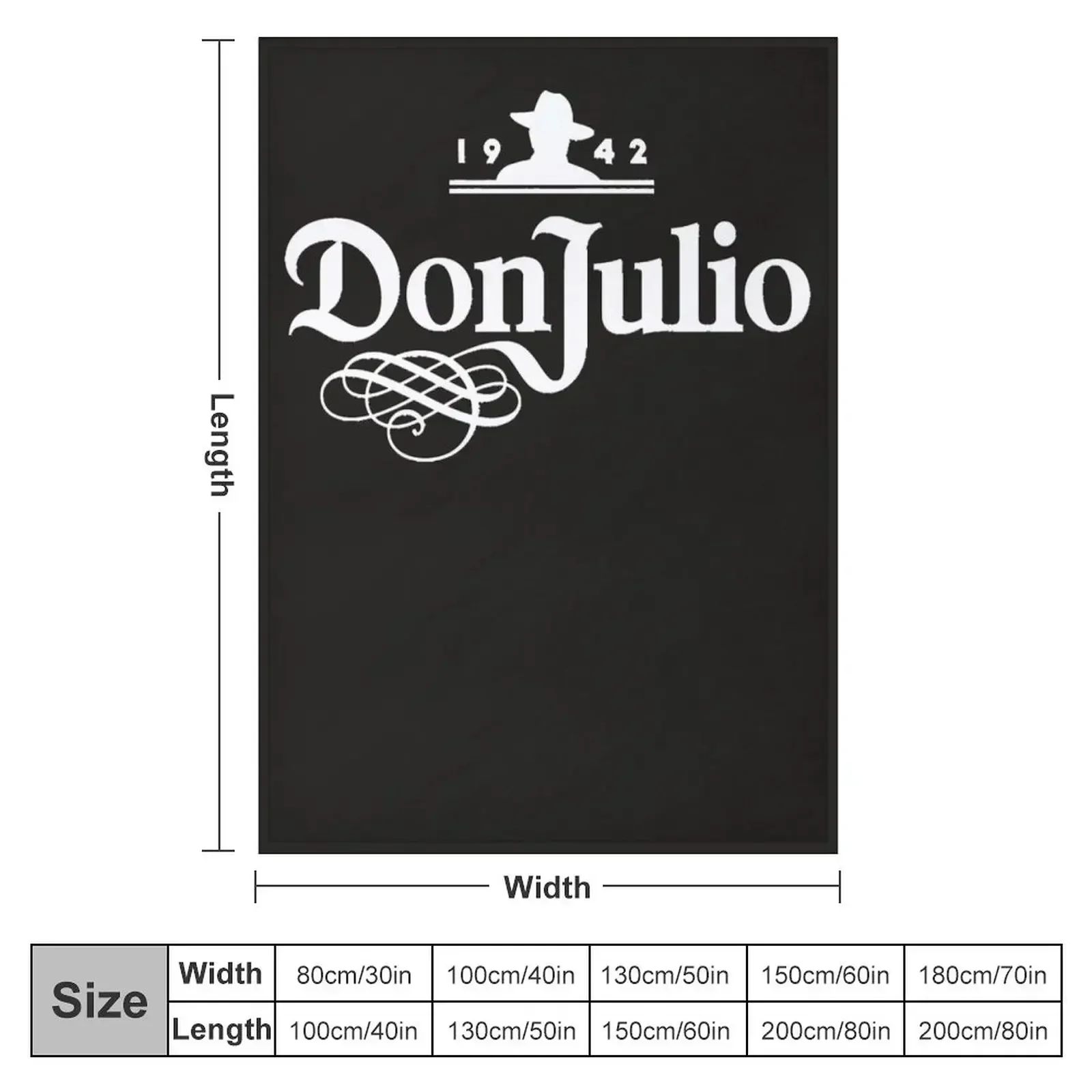 Don Julio 1942 Throw Blanket Hair Sofa Quilt Luxury St Thermal Blankets