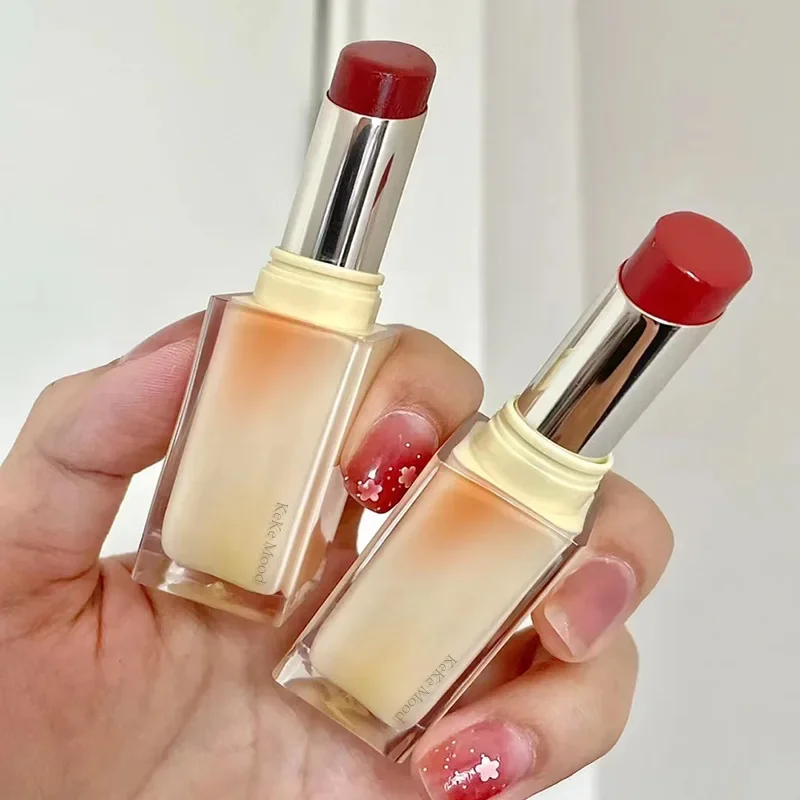 Bálsamo labial de cristal de Color levadura, lápiz labial de gelatina, espejo hidratante, luz de agua, brillo de labios sólido, esmalte de labios de vidrio, tinte, maquillaje de belleza