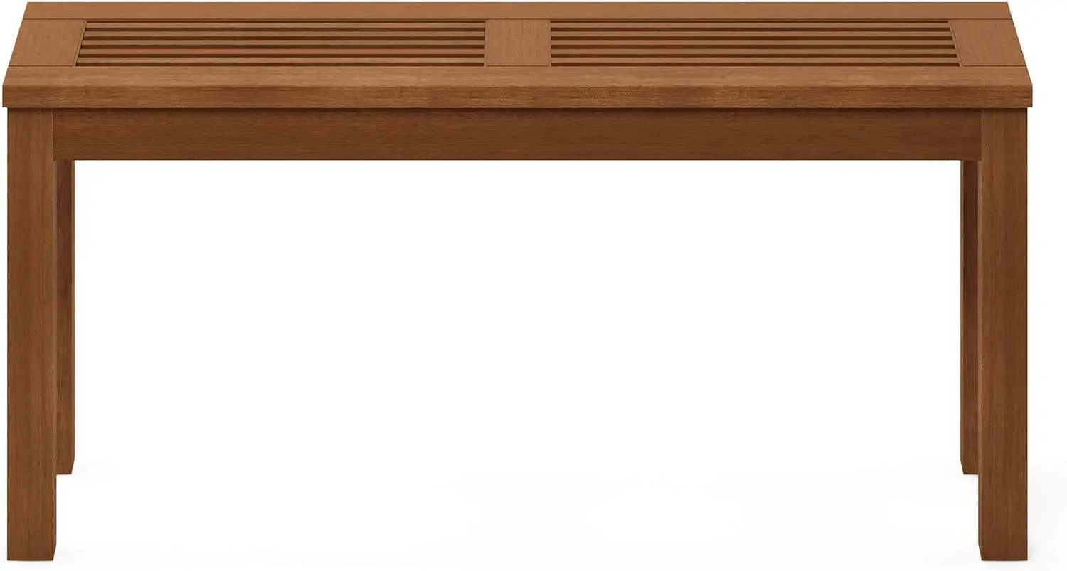 Furinno FG181110-C Tioman Outdoor Rugloze Bank, Natuurlijk, 1-Pack