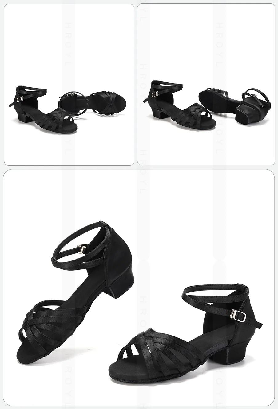 Mädchen Tanzschuhe Kinder Kind Mädchen Ballsaal Latein Tanzschuhe für Frauen Moderne Jazz Tanzschuhe Trainingsschuhe Salsa Sandalen – Detail 7