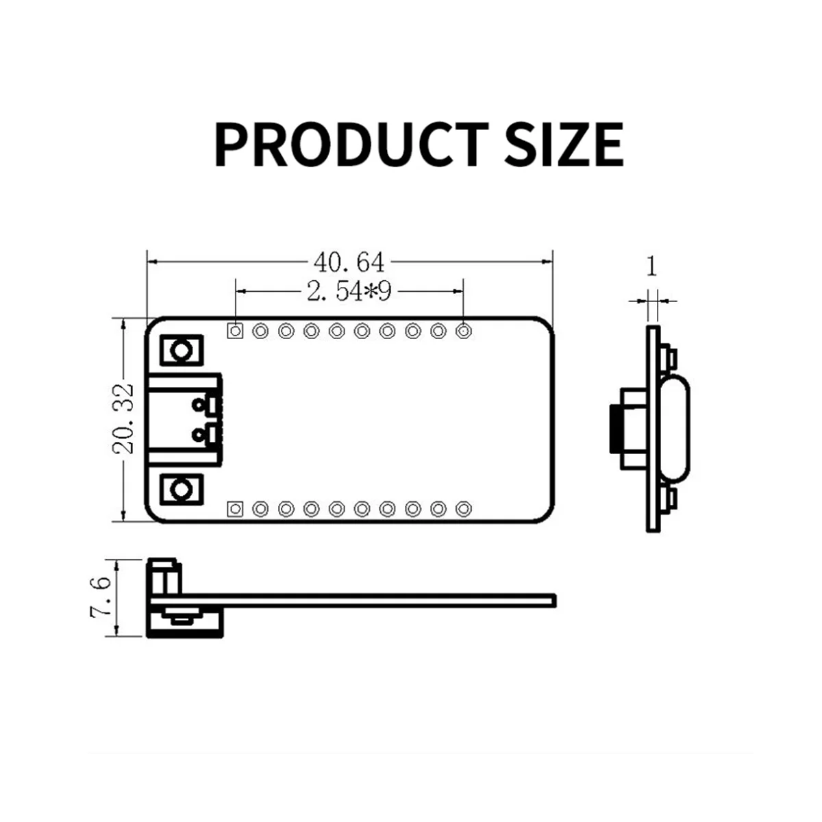 Placa de Desenvolvimento H ELTEC AUTOMATION, ESP32-C3, Mini WiFi + BLE 5.0, Módulo ESP32, Baixa Potência para Arduino