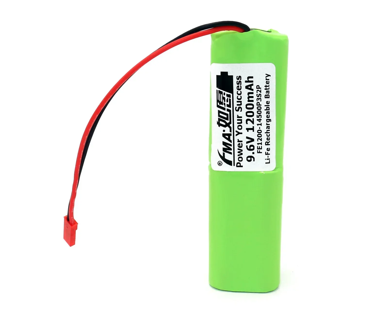 Protected Li-Fe Rechargeable Battery LiFePO4 9.6V 1200mAH for Wireless Remote Control Luminous Voice Optoelectronic Toys
