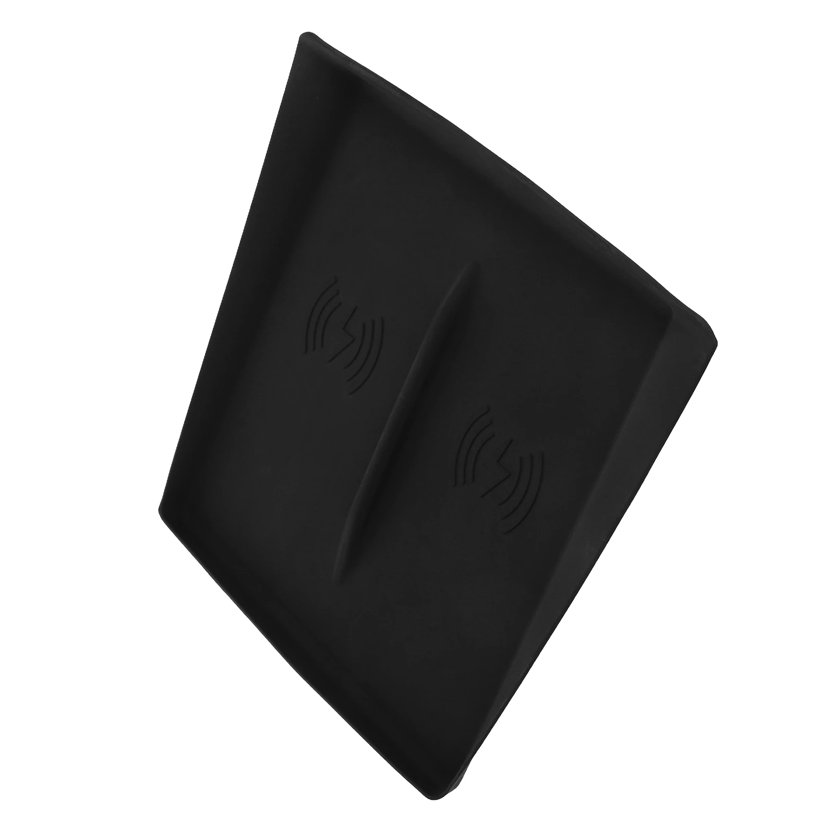 

Cordless Charging Pad Anti-Kick Dashboard Organizer Non-Slip Silicone Mat Central Control Car Interior Accessories