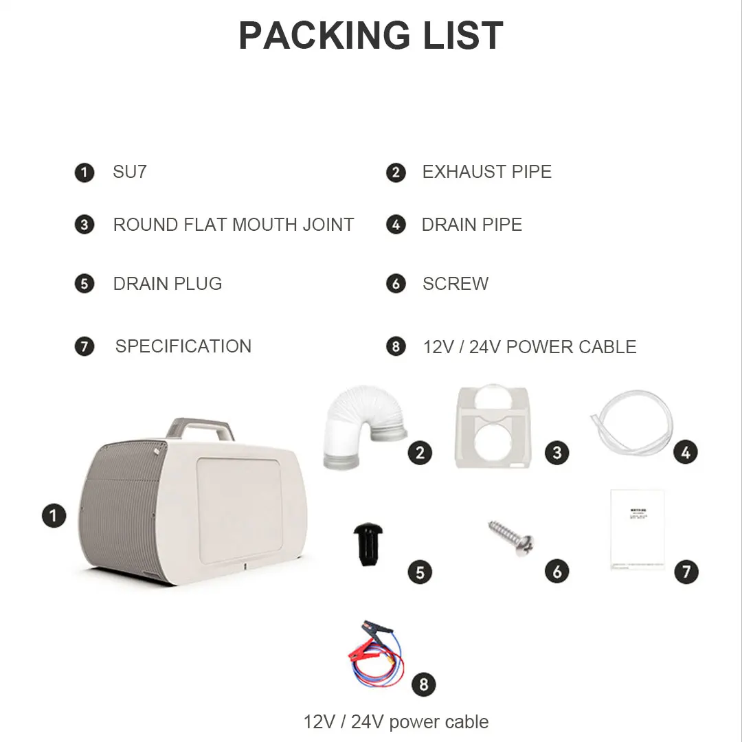 Customized Wholesale OEM ODM Mini DC 12V 24V 48V 110V DC Portable Car Air Conditioner