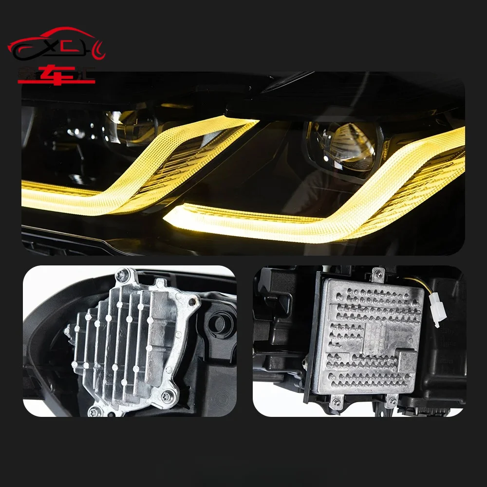 AKD Auto Parts For BMW 5 Series G30 Headlights 2018-2023 upgrade Newest M5 Competition LED DRL Projector Car Accesorios Modified