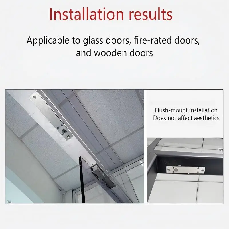 Kunci Baut Listrik Paduan Aluminium Dengan Desain Sirkuit Buka Kunci Mati Listrik Stainless Steel Locktongue Instalasi tertanam untuk Pintu