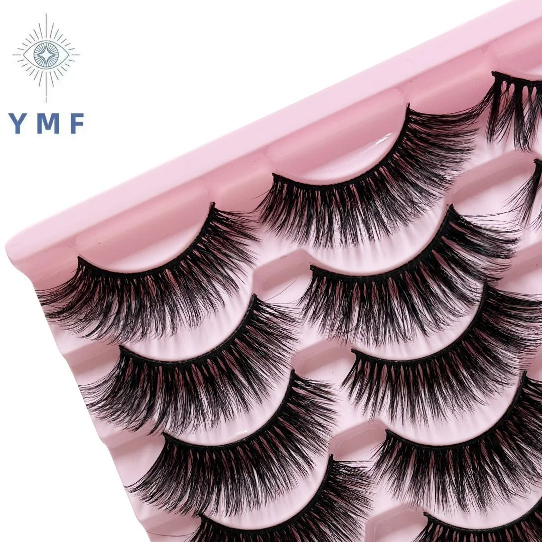 14 Pairs Thick Natural False Eyelashes Soft Fake Eyelash Wispy Makeup Faux Cils Maquiagem