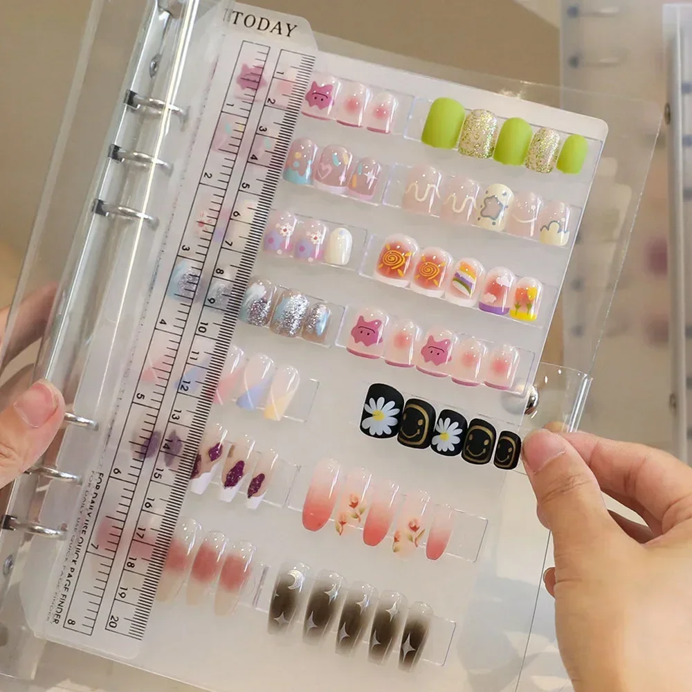 Nail Art Opslag Tentoonstelling Album Editor DIY Eenvoudige Nail Art Opslag Tool Nagel Display Nagel Organisatoren Opslag Nail Art Gereedschap