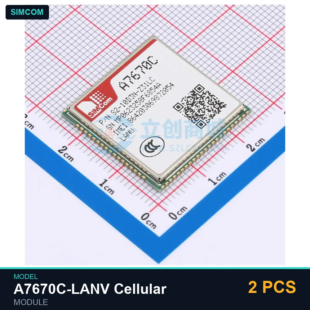 2 PCS SIMCOM A7670C-LANV Cellular Module