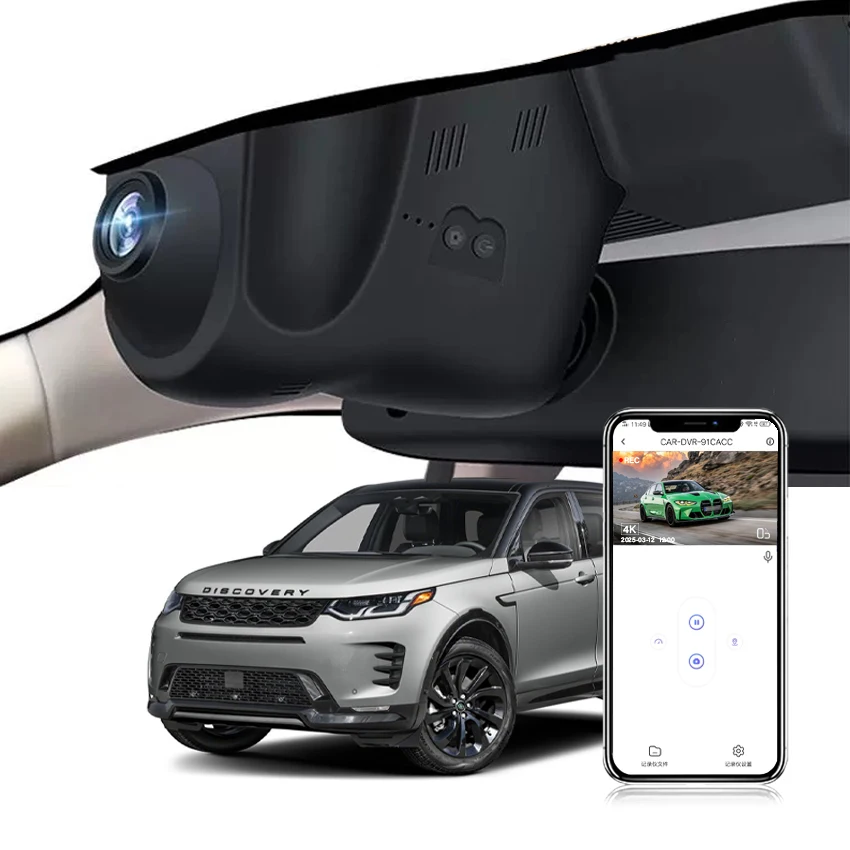 Dash Camera for Land Rover Discovery Sport L550 2015 to 2025, Dashcam 4K 2160P for Car, WiFi & APP, OEM Look, Easy to Install