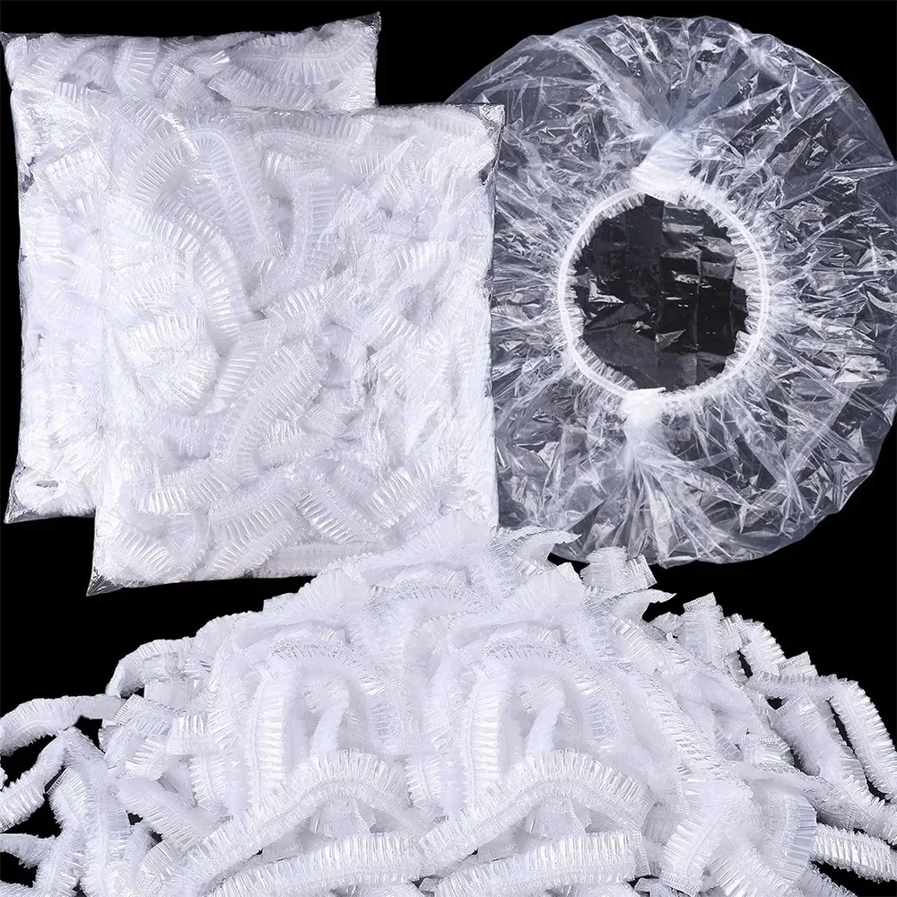 50pcs Reusable PE Elastic Food Covers - Stretchable Plastic Lids for Bread, Fruits, Snacks | Durable Transparent Seal image 5