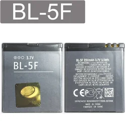 950mAh Battery for Nokia N72 N78 N95 N93i E65 6210 6260S 6290 N96 N98 6710N BL-5F