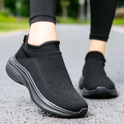 Big Size 41 Lightweight Summer Women Sneakers Breathable Outdoor Sports Running Shoes Comfortable Socks Athletic Shoes