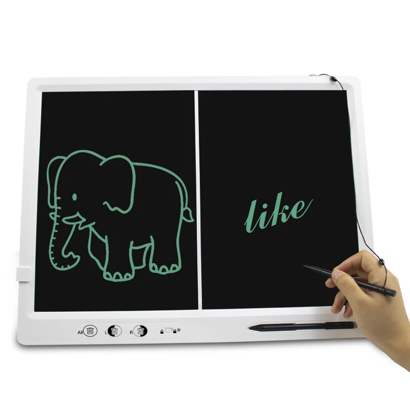 لوحة كمبيوتر لوحي للكتابة LCD مقاس 22 بوصة ألعاب تعليمية للأطفال محمولة #2