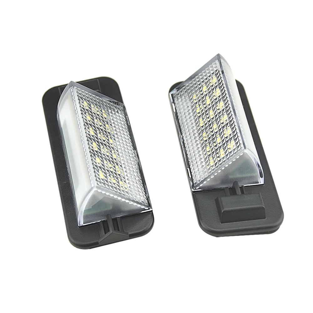 

Для BMW E36 светодиодный светильник номерного знака 18SMD белый 12 В лампы номерного знака для BMW E36 1992-1998