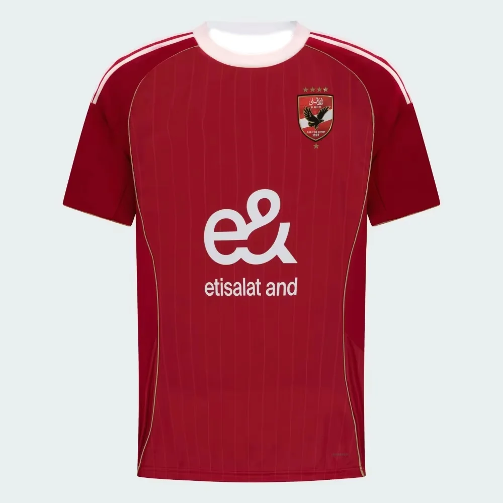 

2526 Футболка из джерси Al Ahly Family с 3D принтом, повседневная тренировочная спортивная быстросохнущая футболка для взрослых и детей