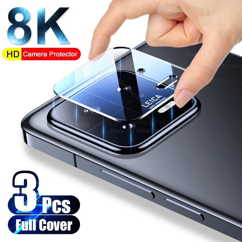 8K HD Camera Screen Protector Tempered Glass For Xiaomi Mi 13 12 11 Ultra 11T 12T Pro Lite 12X Full Cover Lens Film Accessories