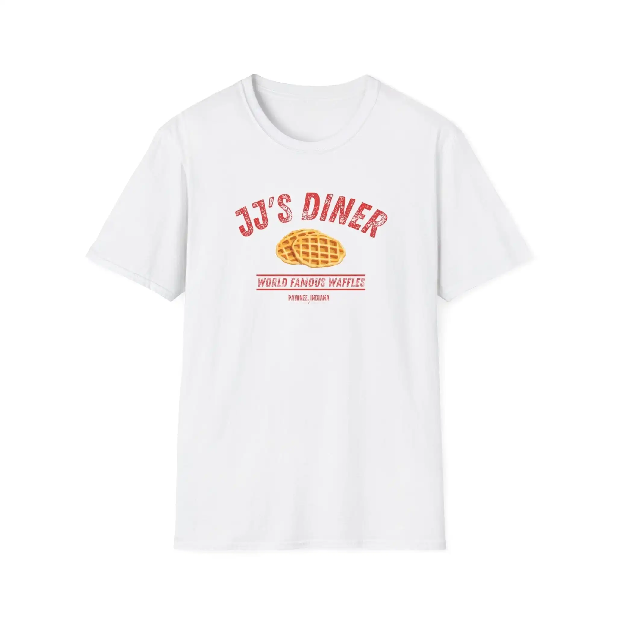 JJ's Diner T Shirt Pawnee Indiana Parks and Recreation Leslie Knope Ron Swanson Waffle