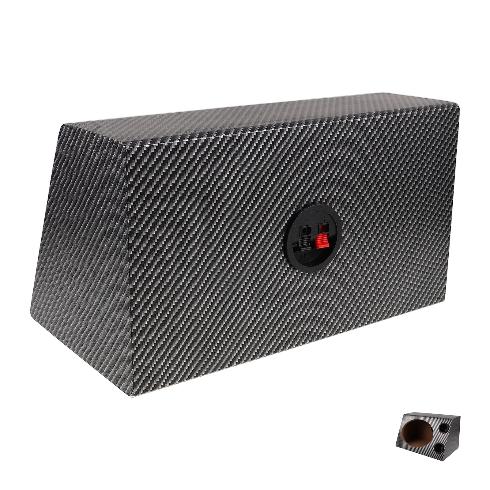 

Audio Speaker Box Trapezoid Wooden Cabinets Pvc Veneer Vehicle Sound System Durable Subwoofer Enclosure For Cars Car Audio