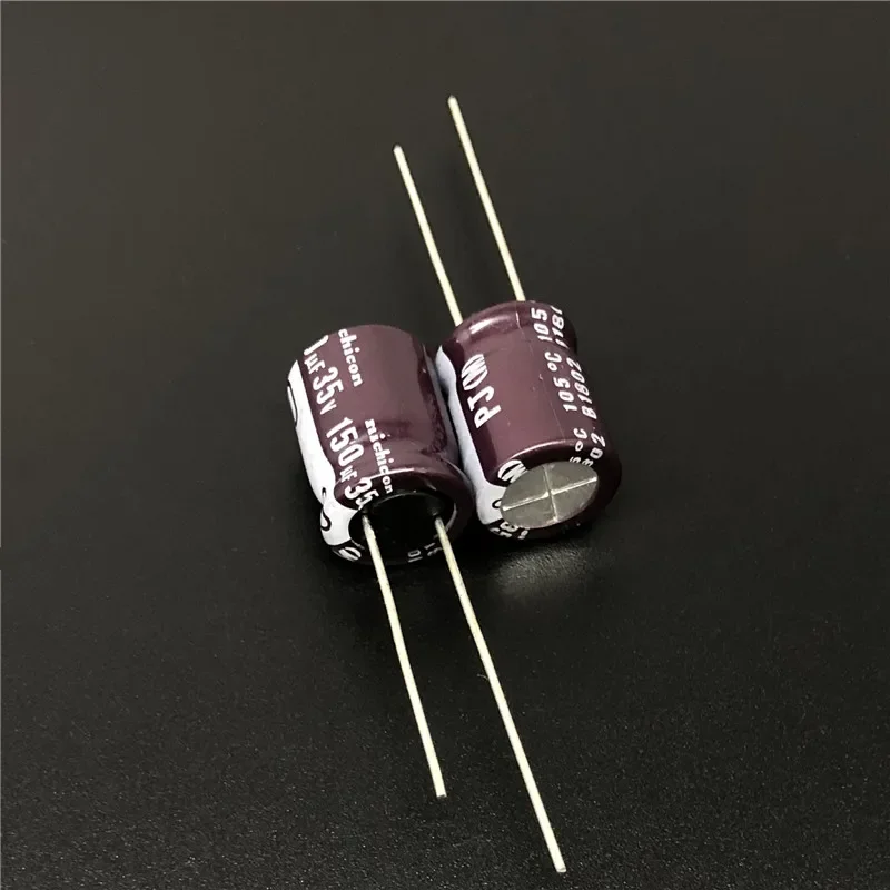 

10Pcs/100Pcs 150uF 35V NICHICON PJ Series 10x12.5mm Low Impedance Long Life 35V150uF Aluminum Electrolytic capacitor