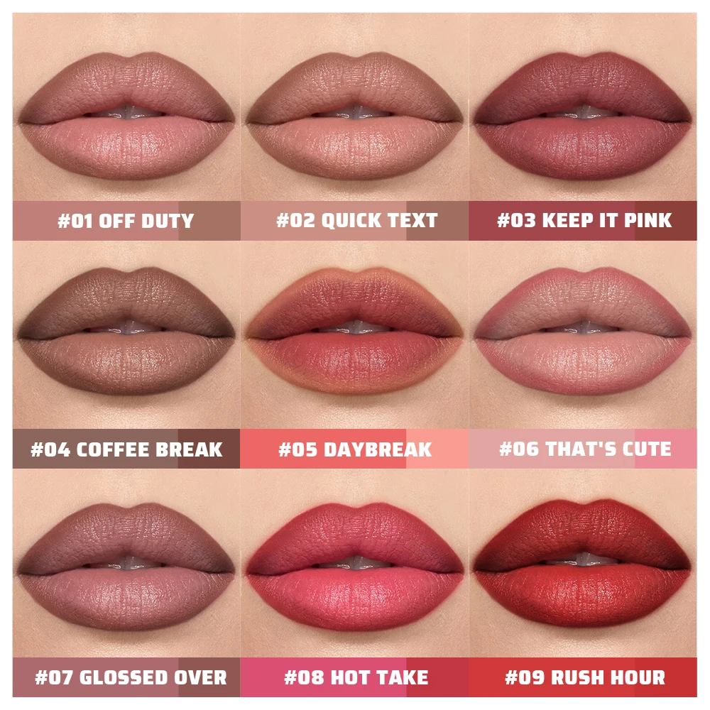 DoubleDraw Lip Definer High Color Rendering Quick Makeup Long Lasting Hydration Silky Cream Texture 2-in-1 Lip Gloss Lip Liner