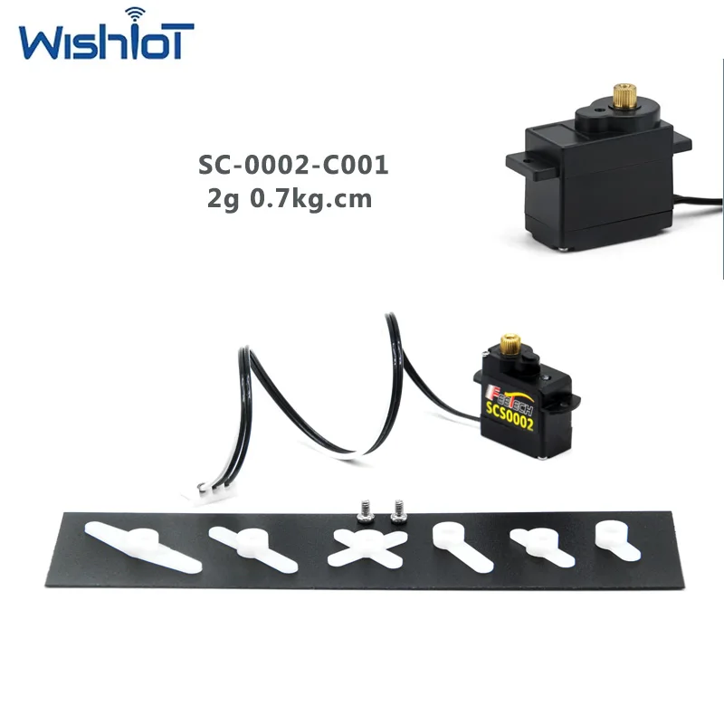 

2g 0.7kg.cm Metal Gear Serial Servo Motor 1PCS/2PCS/4PCS SC-0002-C001 Servos DIY Parts For Model