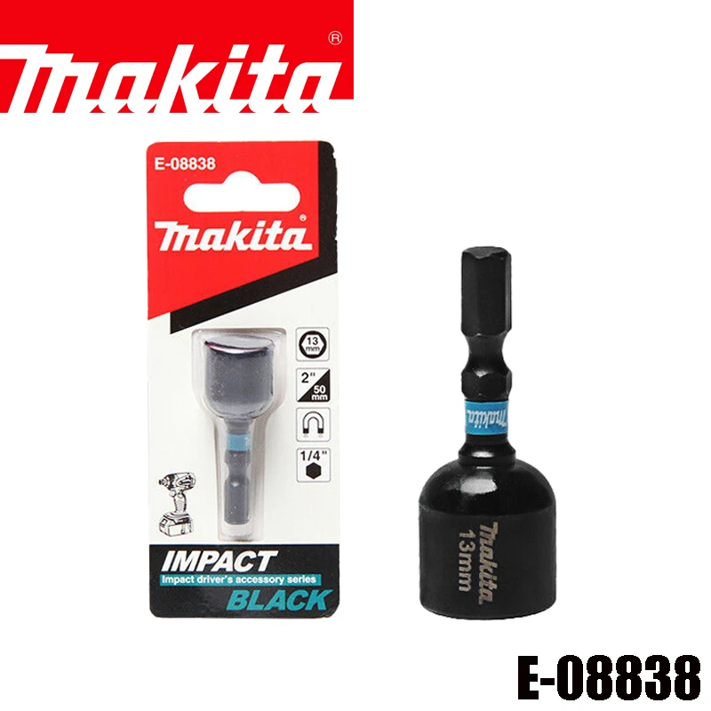 Imagem -04 - Makita-peças para Ferramentas Elétricas Conjunto Adaptador de Soquete Chave de Fenda Bits Acessórios Power Drill Preto 50 mm 60 mm