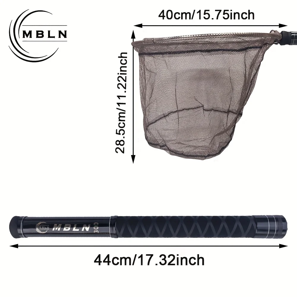 Red telescópica fibra de carbono MBLN 3M – para carpas ultraligera - imagen 2